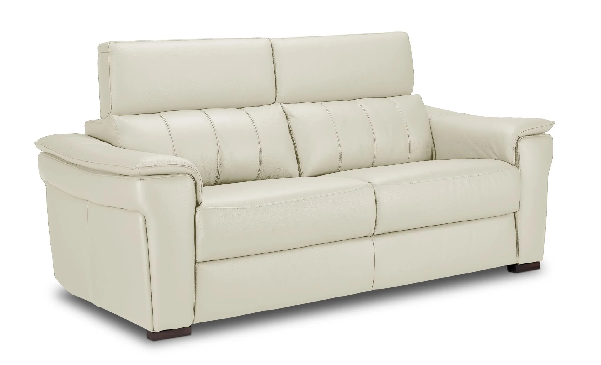 Orlando-Ray Leather Sofa and Loveseat Set - White - Image 2