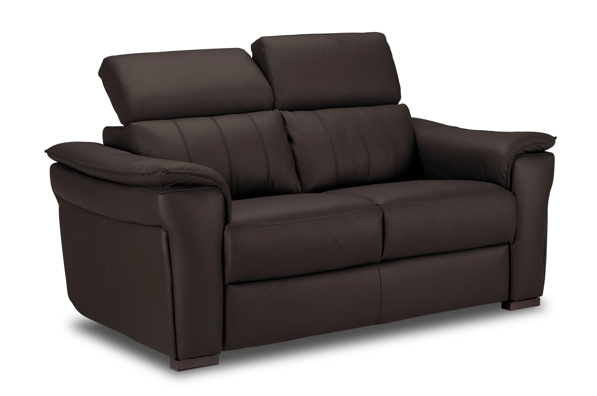 Orlando-Ray Leather Sofa, Loveseat and Chair Set - Chocolate - Image 3