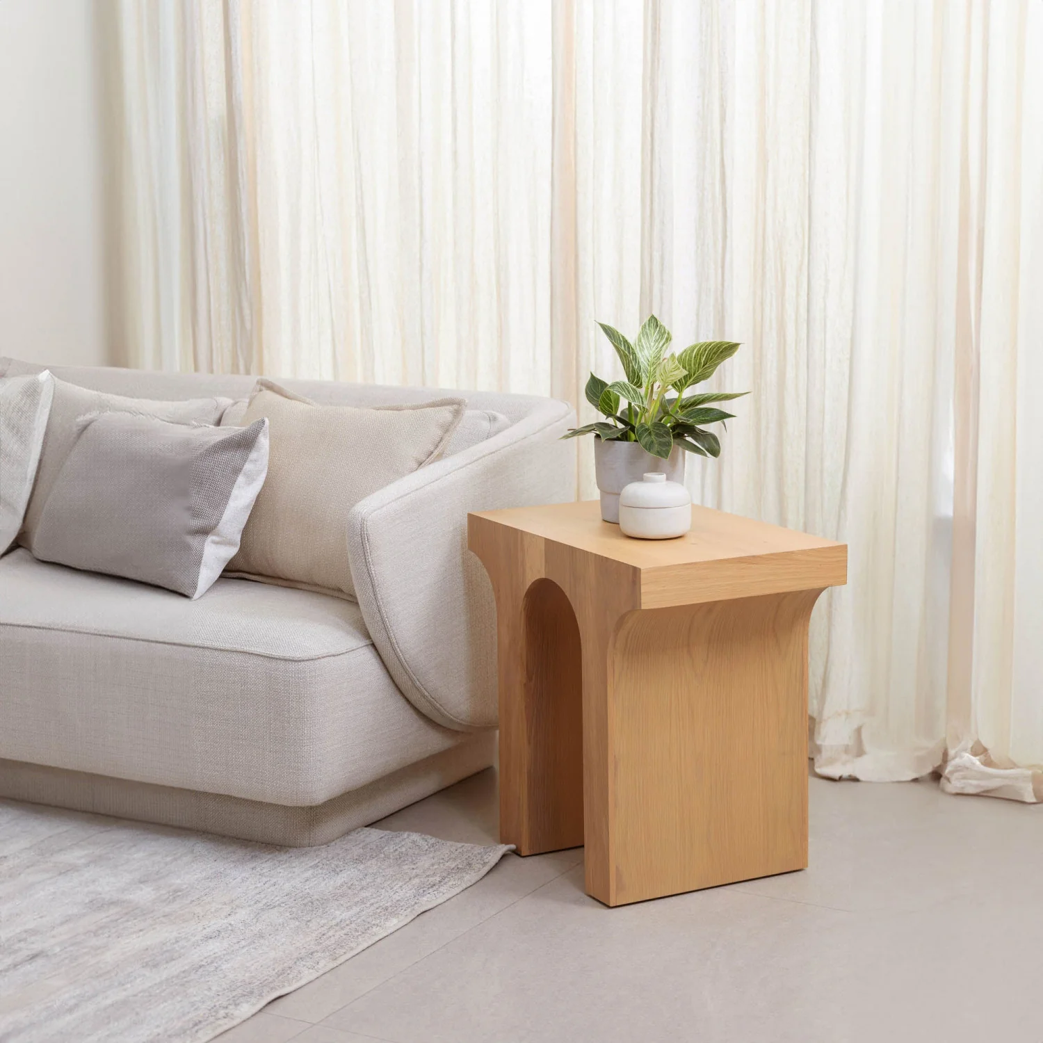 Ossin Side Table - Natural - Image 2