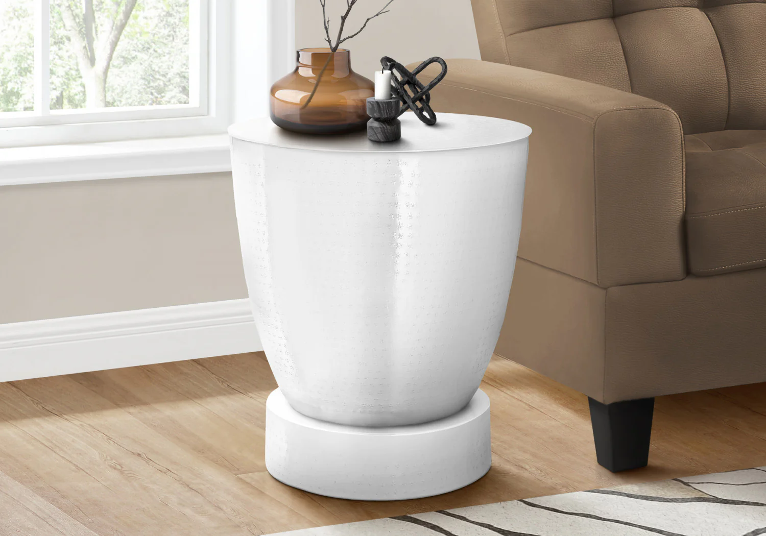 Ostra Side Table - White - Image 2