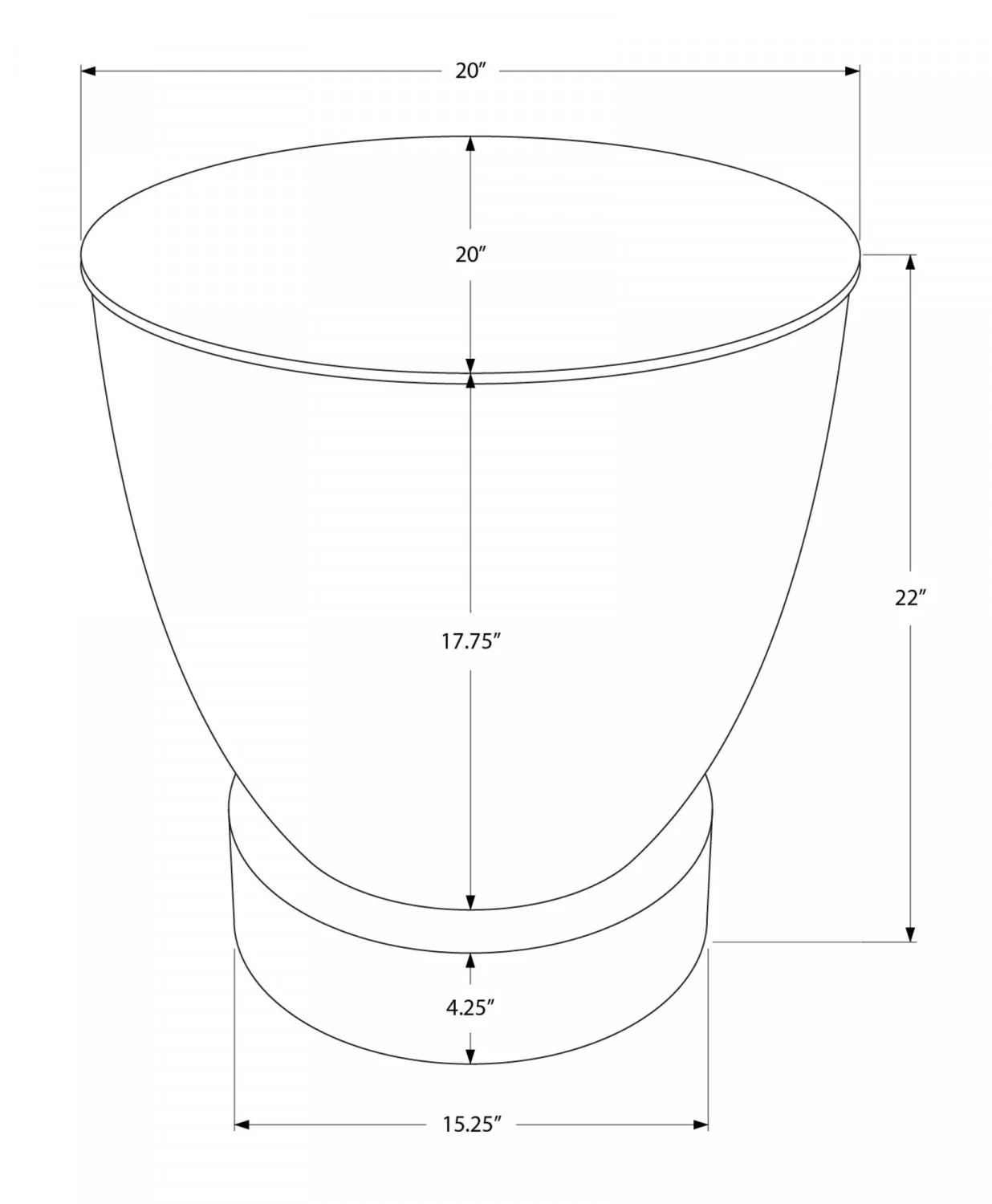 Ostra Side Table - White - Image 3