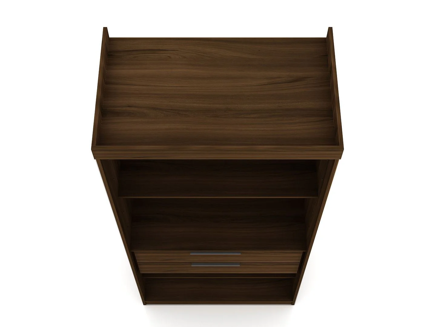 Oulu 2-Piece Open Sectional Wardrobe - Brown - Image 6