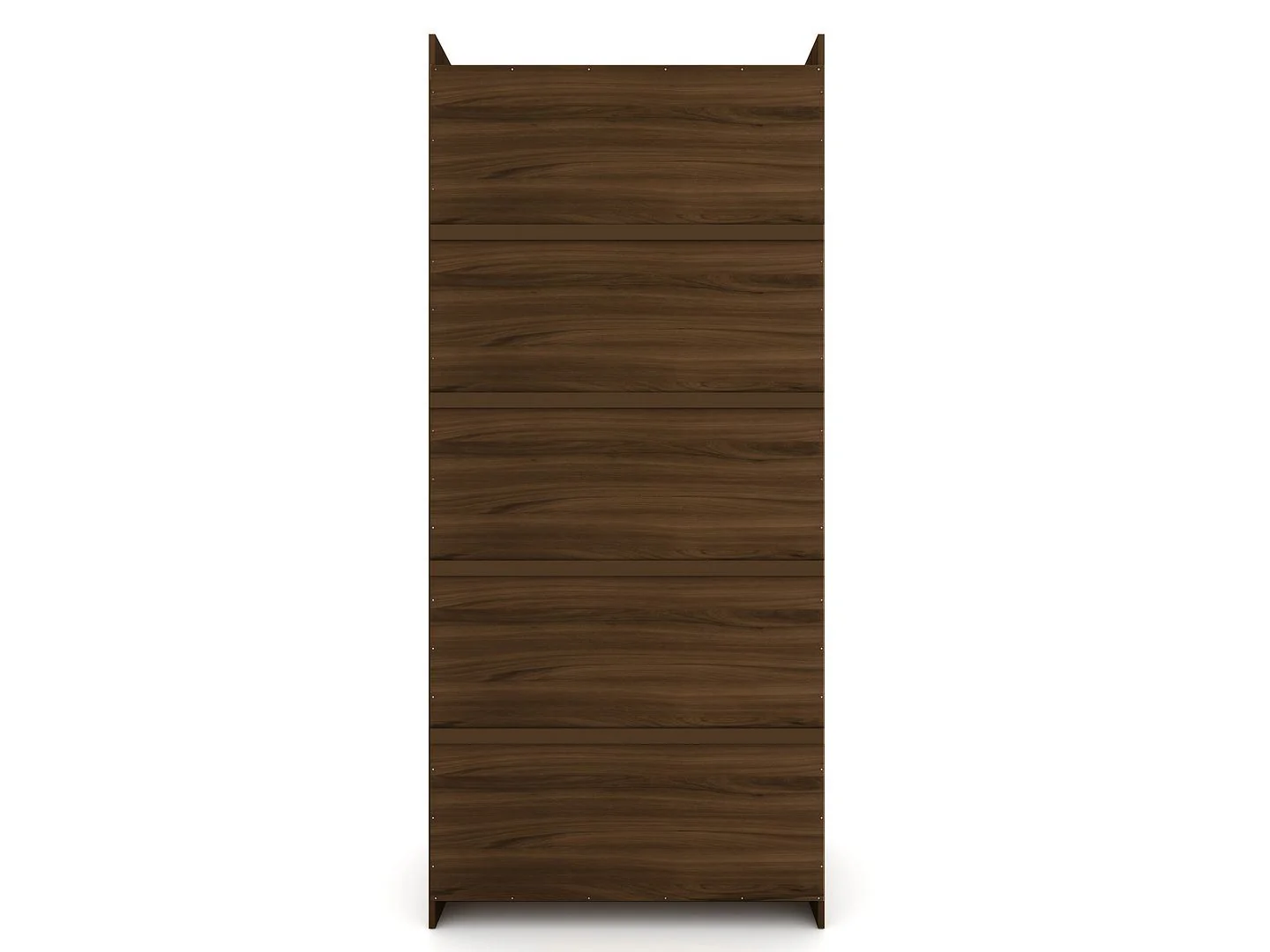 Oulu 2-Piece Open Sectional Wardrobe - Brown - Image 7
