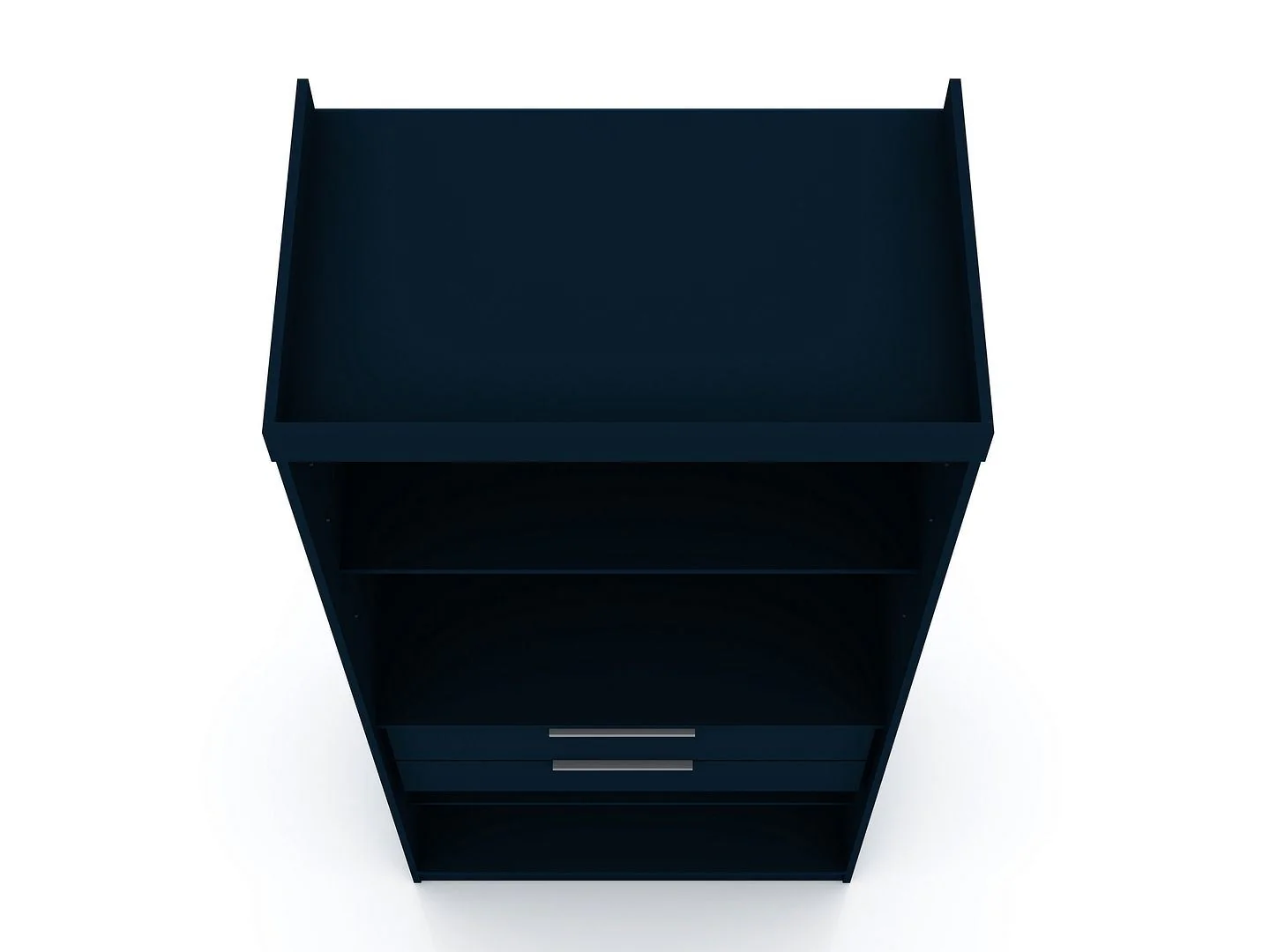 Oulu 3-Piece Open Sectional Wardrobe - Midnight Blue - Image 7