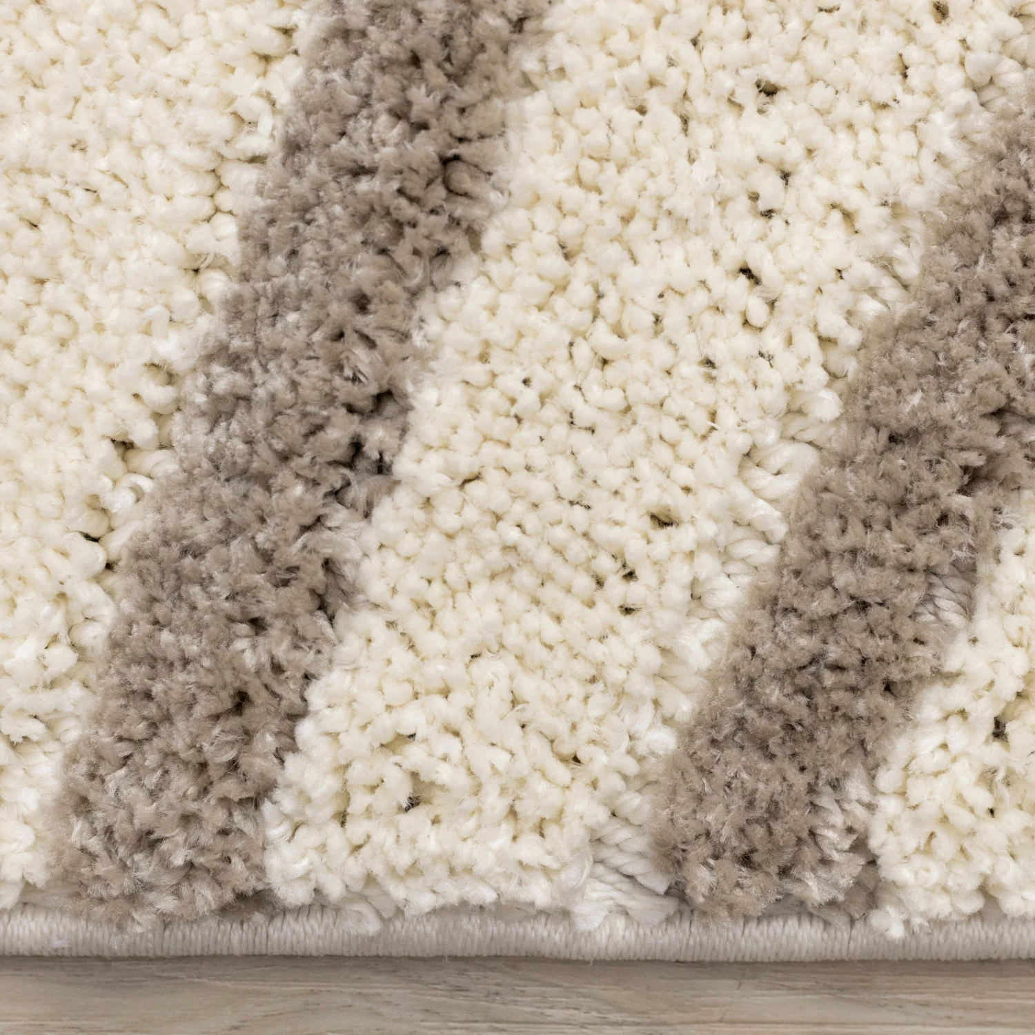 Palace Modern Curves Area Rug - 5' X 8' - Cream/Taupe - Image 10