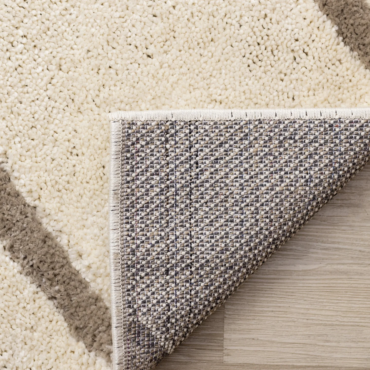 Palace Modern Curves Area Rug - 5' X 8' - Cream/Taupe - Image 11