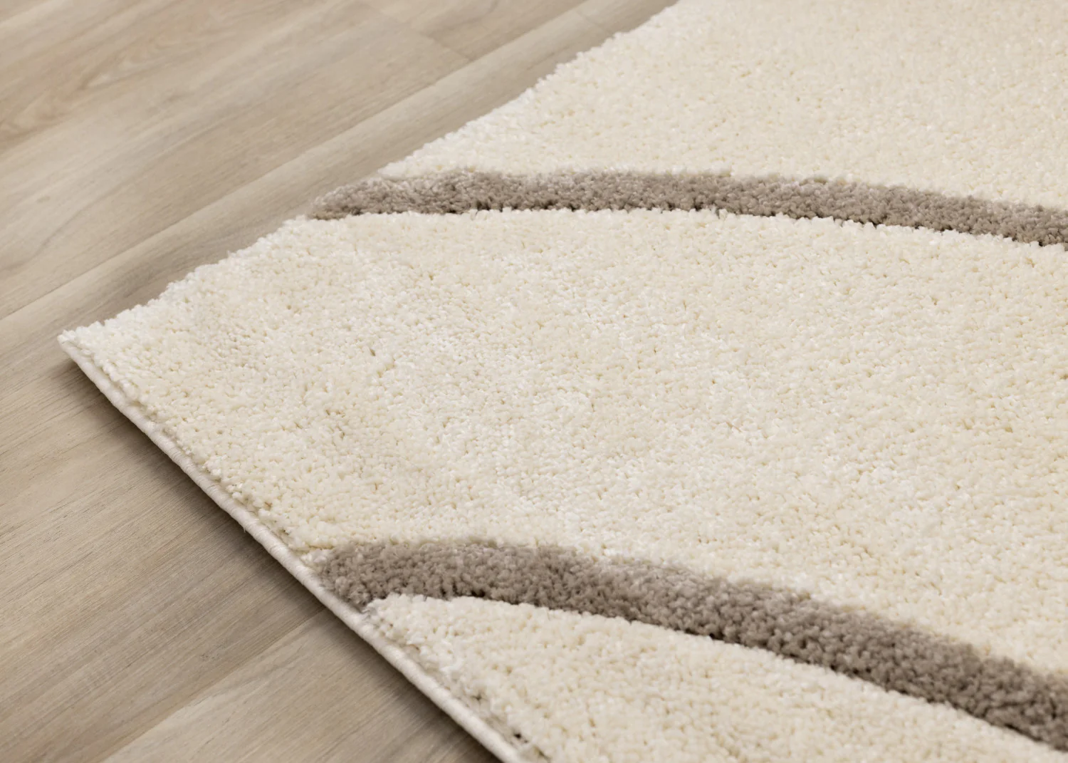 Palace Modern Curves Area Rug - 5' X 8' - Cream/Taupe - Image 12