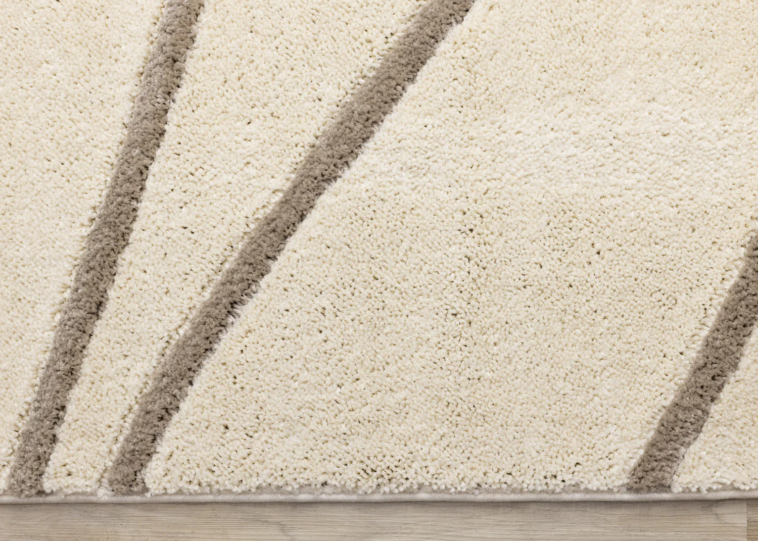 Palace Modern Curves Area Rug - 5' X 8' - Cream/Taupe - Image 9