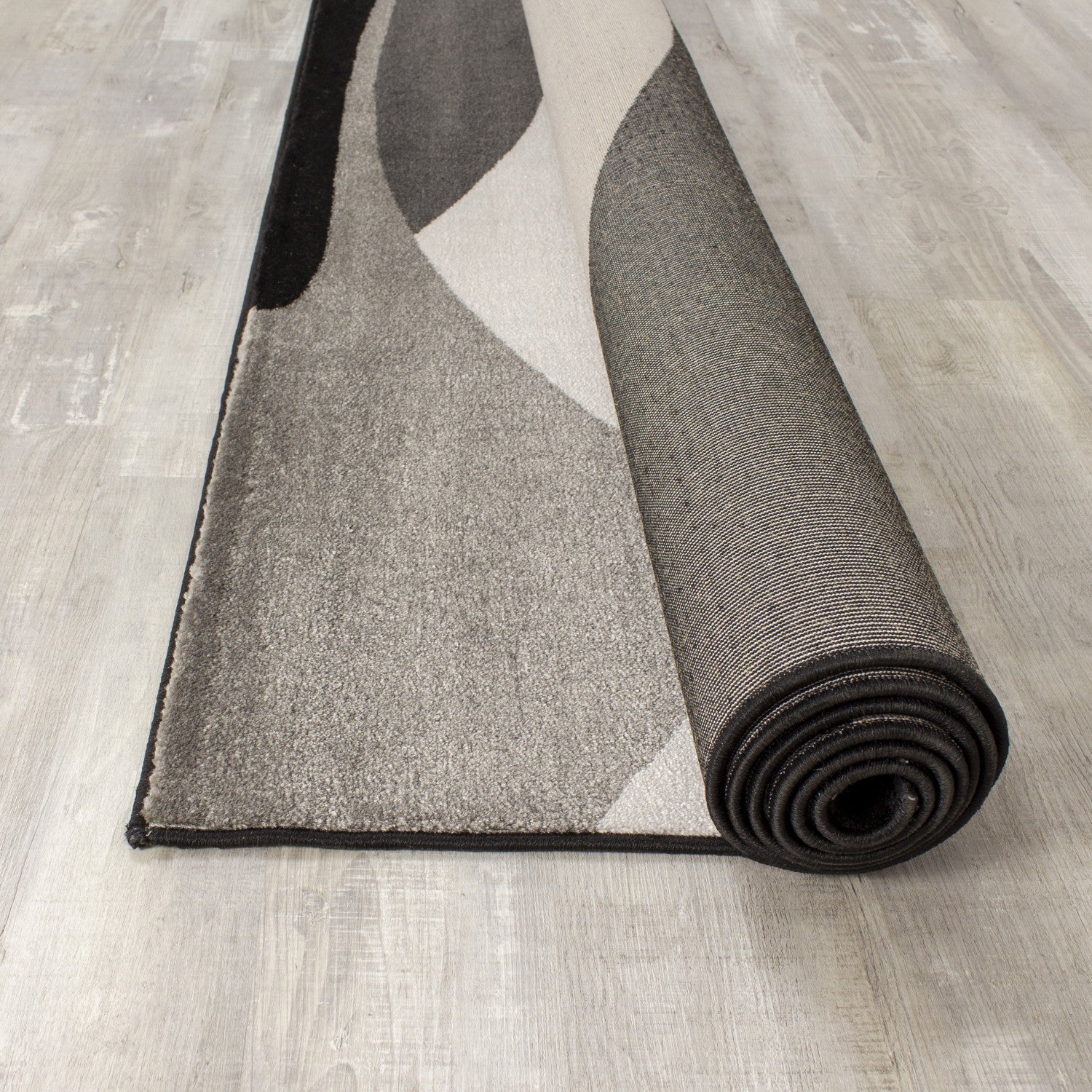Paladin Drifts Area Rug - 7' X 10' - Black Grey - Image 7