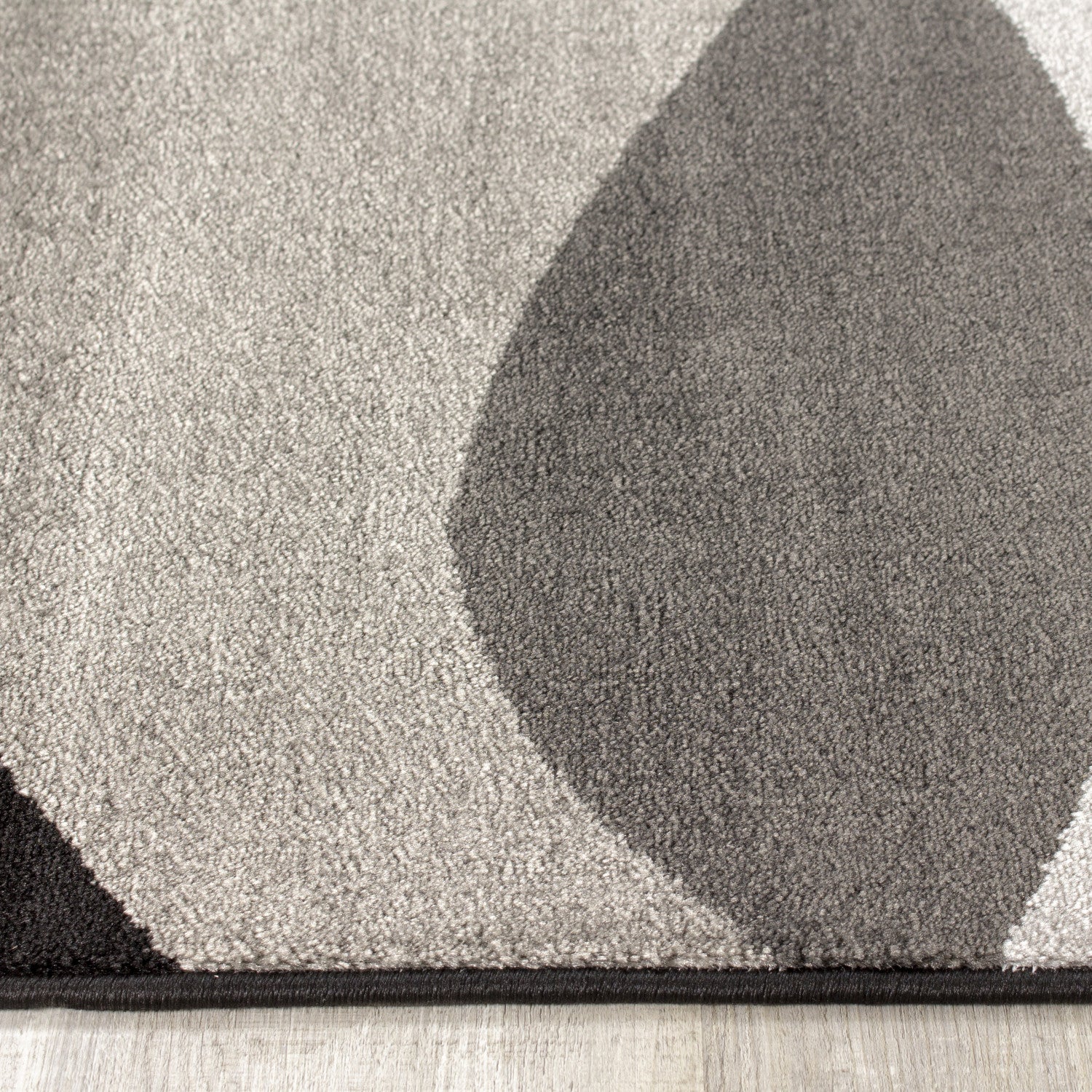 Paladin Drifts Area Rug - 8' X 11' - Black Grey - Image 8