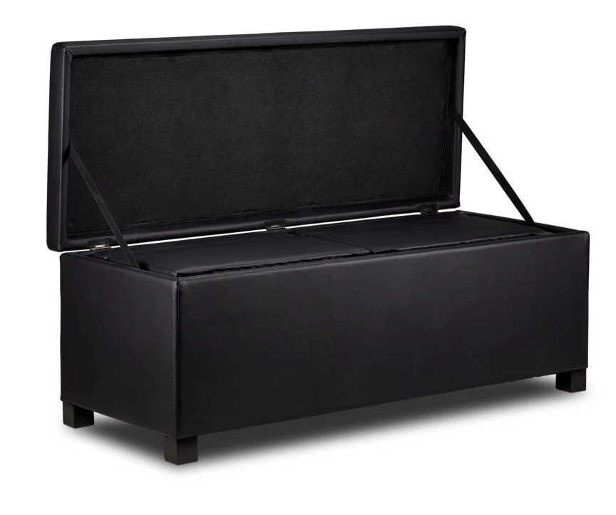Paloma 3-Piece Ottoman - Black - Image 2