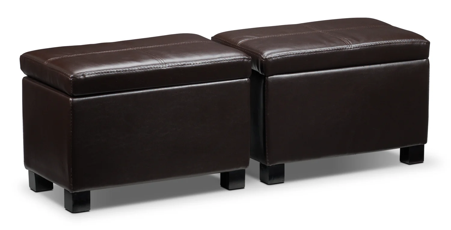 Paloma 3-Piece Ottoman - Chocolate - Image 5