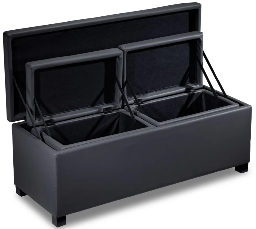 Paloma 3-Piece Ottoman - Grey - Image 5