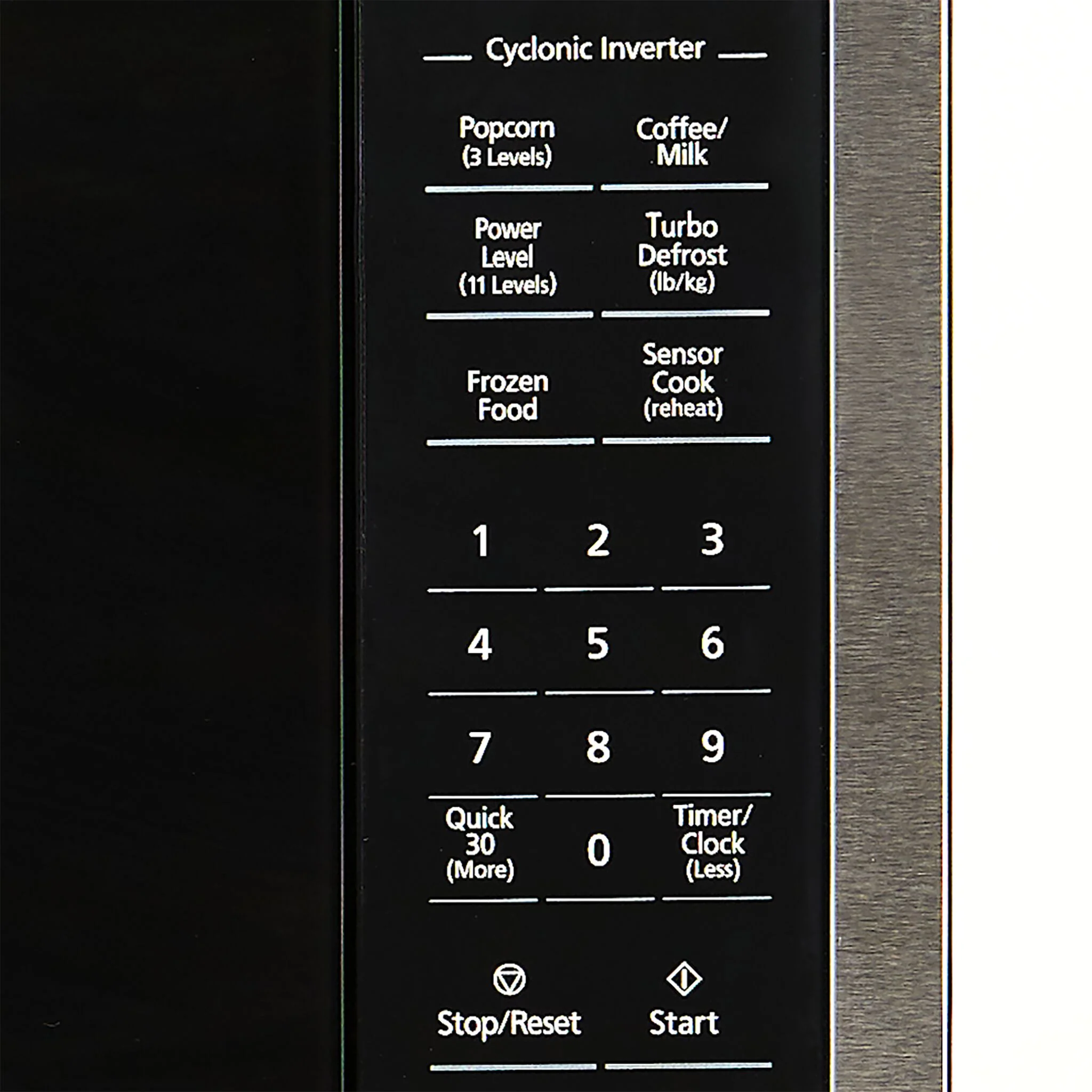 Panasonic Black Stainless Steel Countertop Microwave with Genius Sensor (2.2 Cu.Ft.) - NNST96JSC - Image 4