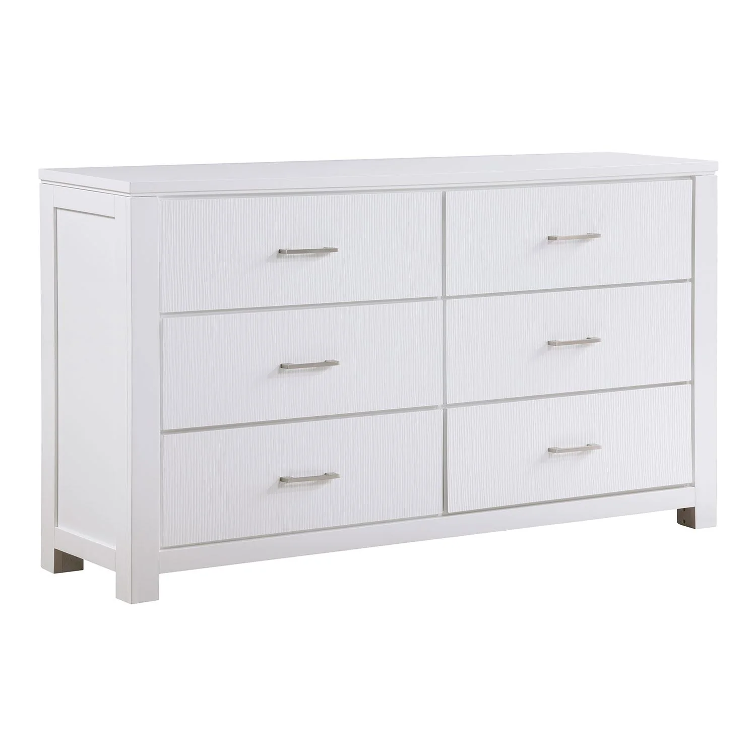 Paris 6-Drawer Dresser - White
