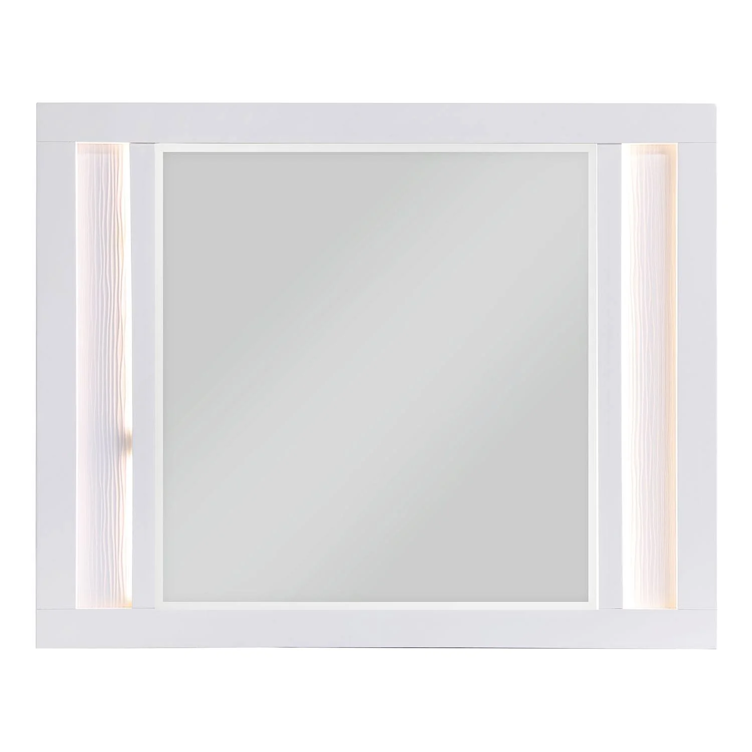 Paris Mirror with LED Lighting - White - Image 2