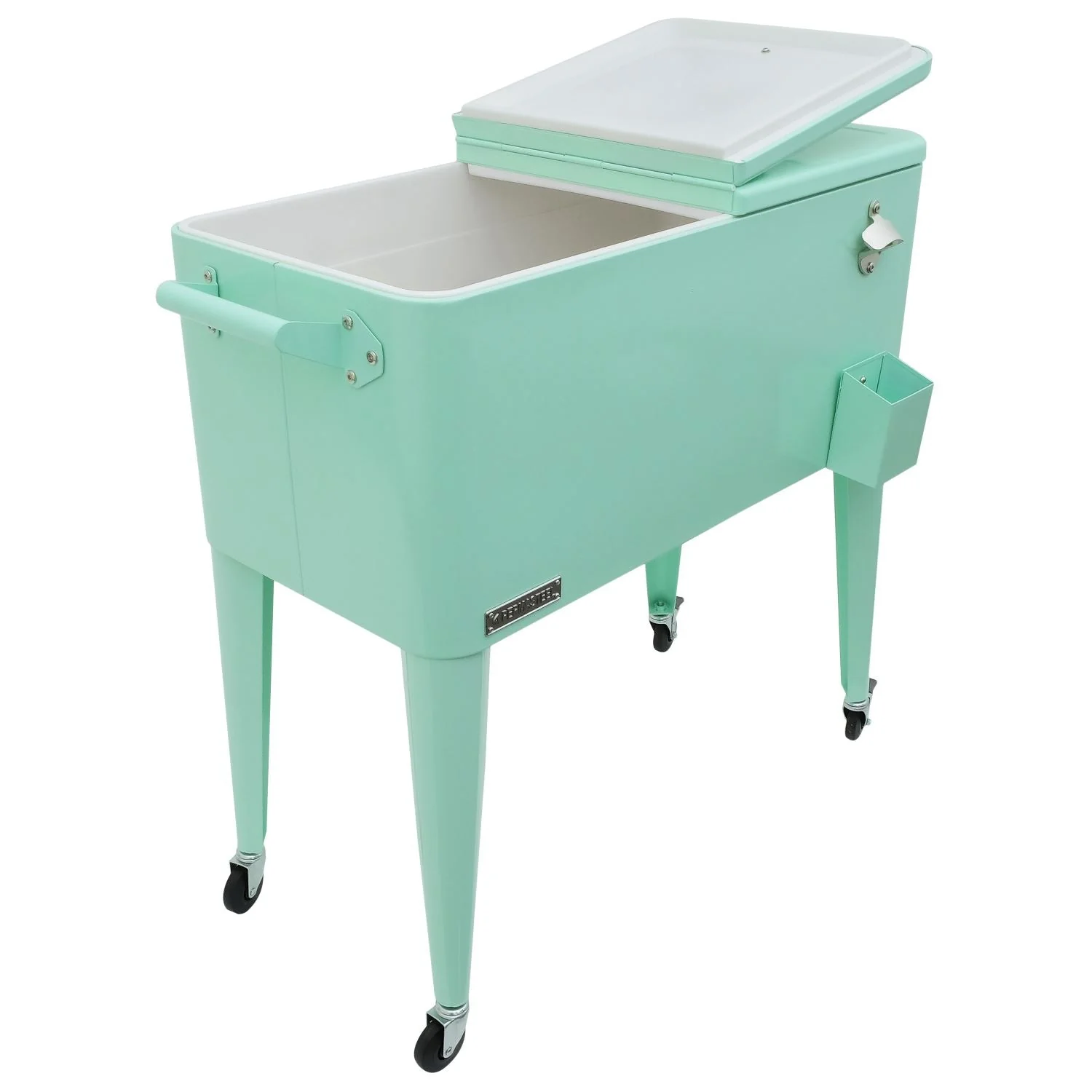 Permasteel 80QT Furniture Style Patio Cooler - Mint - Image 7