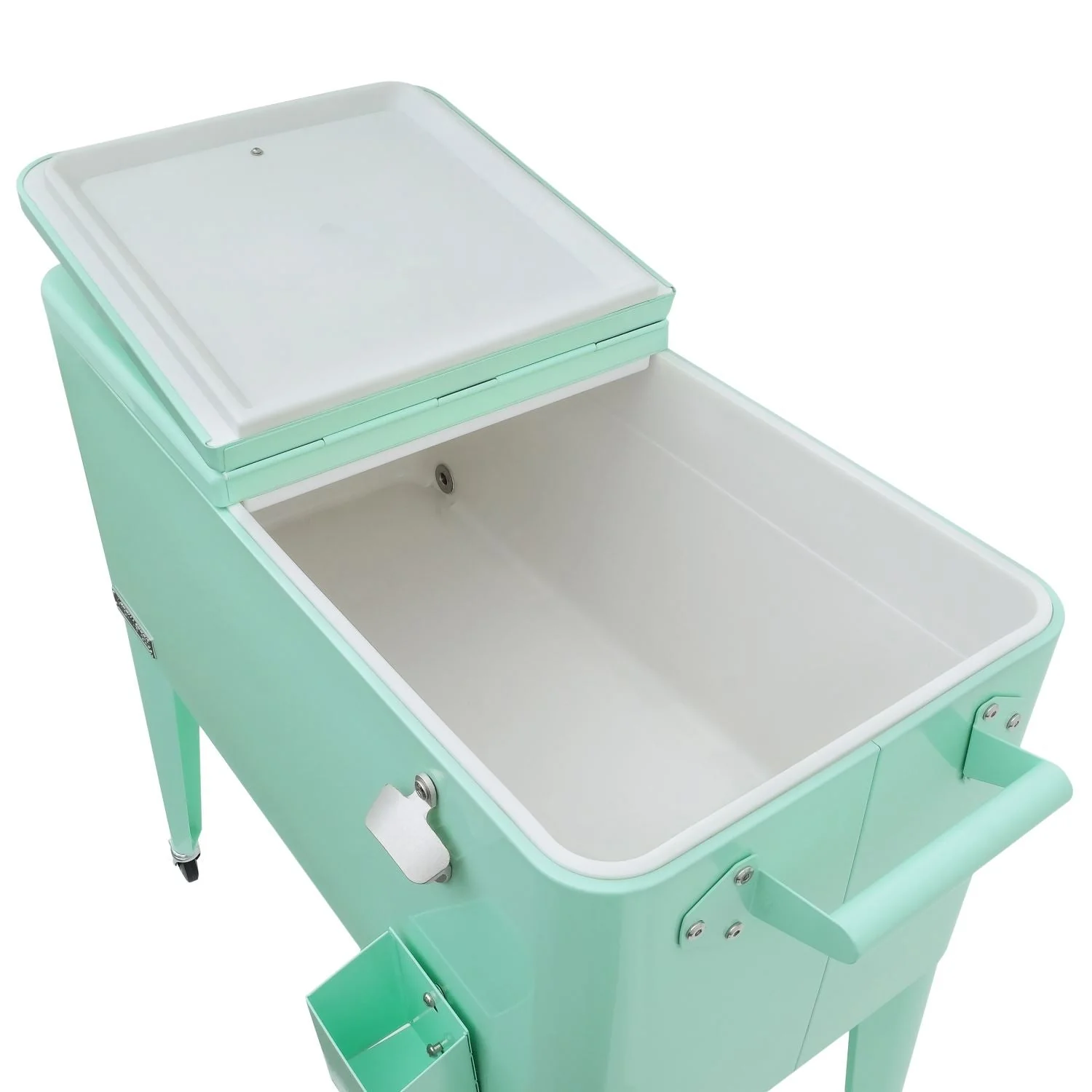 Permasteel 80QT Furniture Style Patio Cooler - Mint - Image 8