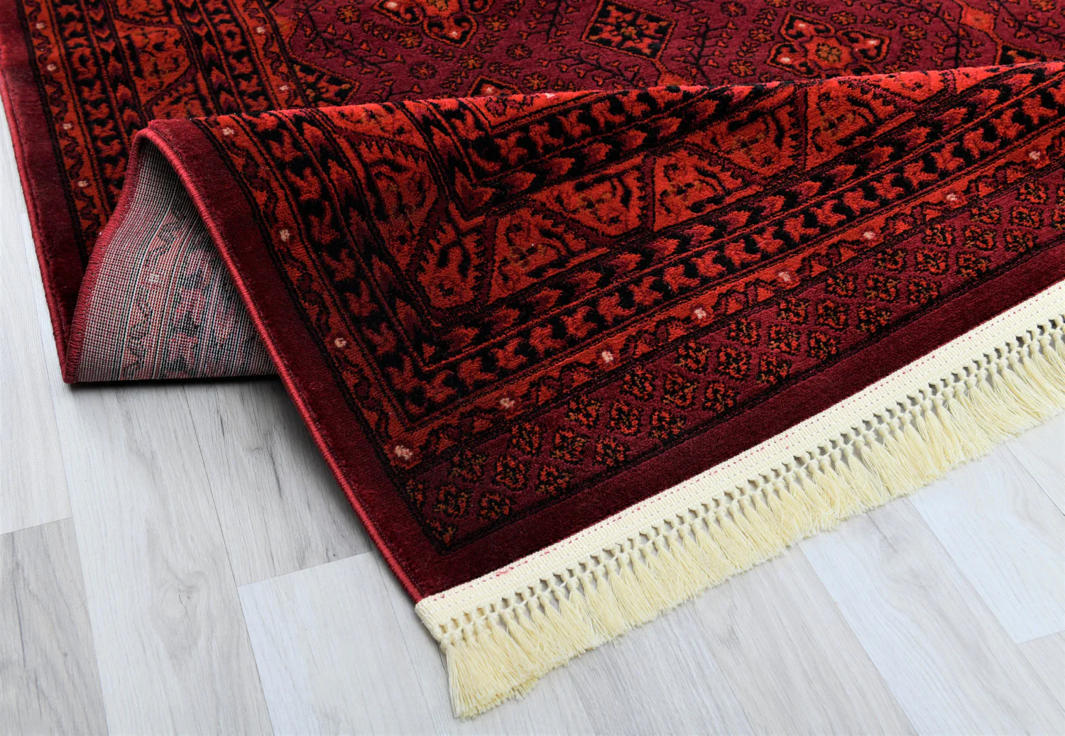 Persia Geometric Rug - 5' x 8' - Red - Image 2