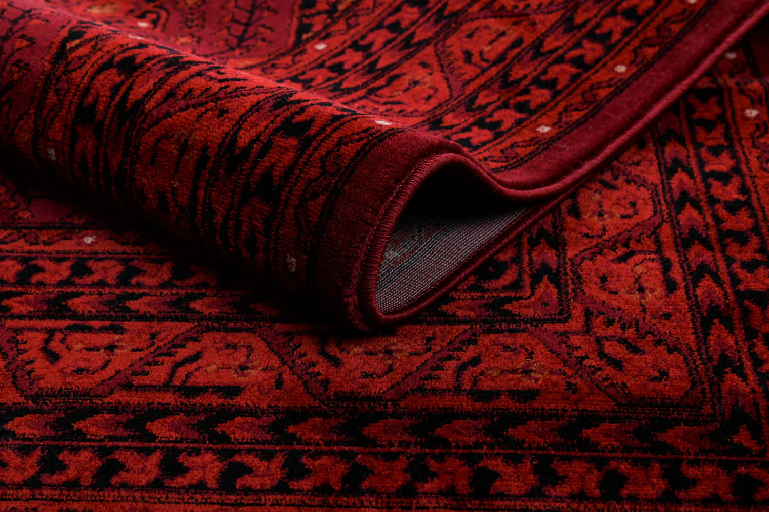 Persia Geometric Rug - 8' x 10' - Red - Image 3