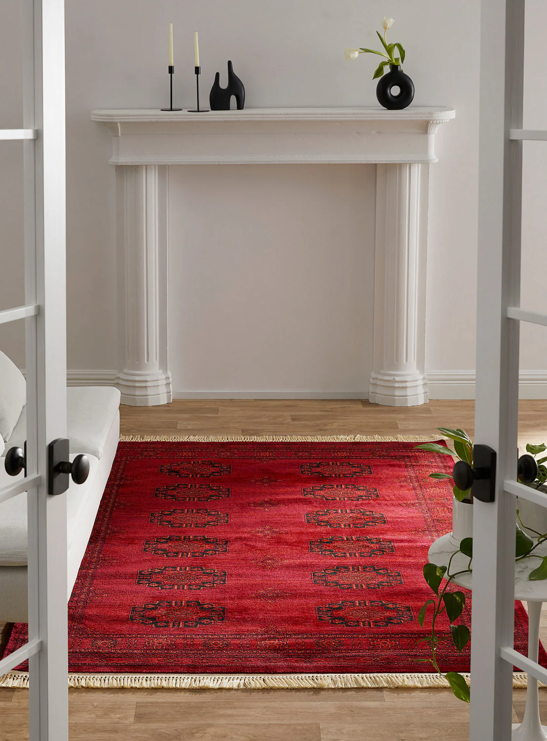 Persia Vintage Rug - 5' x 8' - Red - Image 3