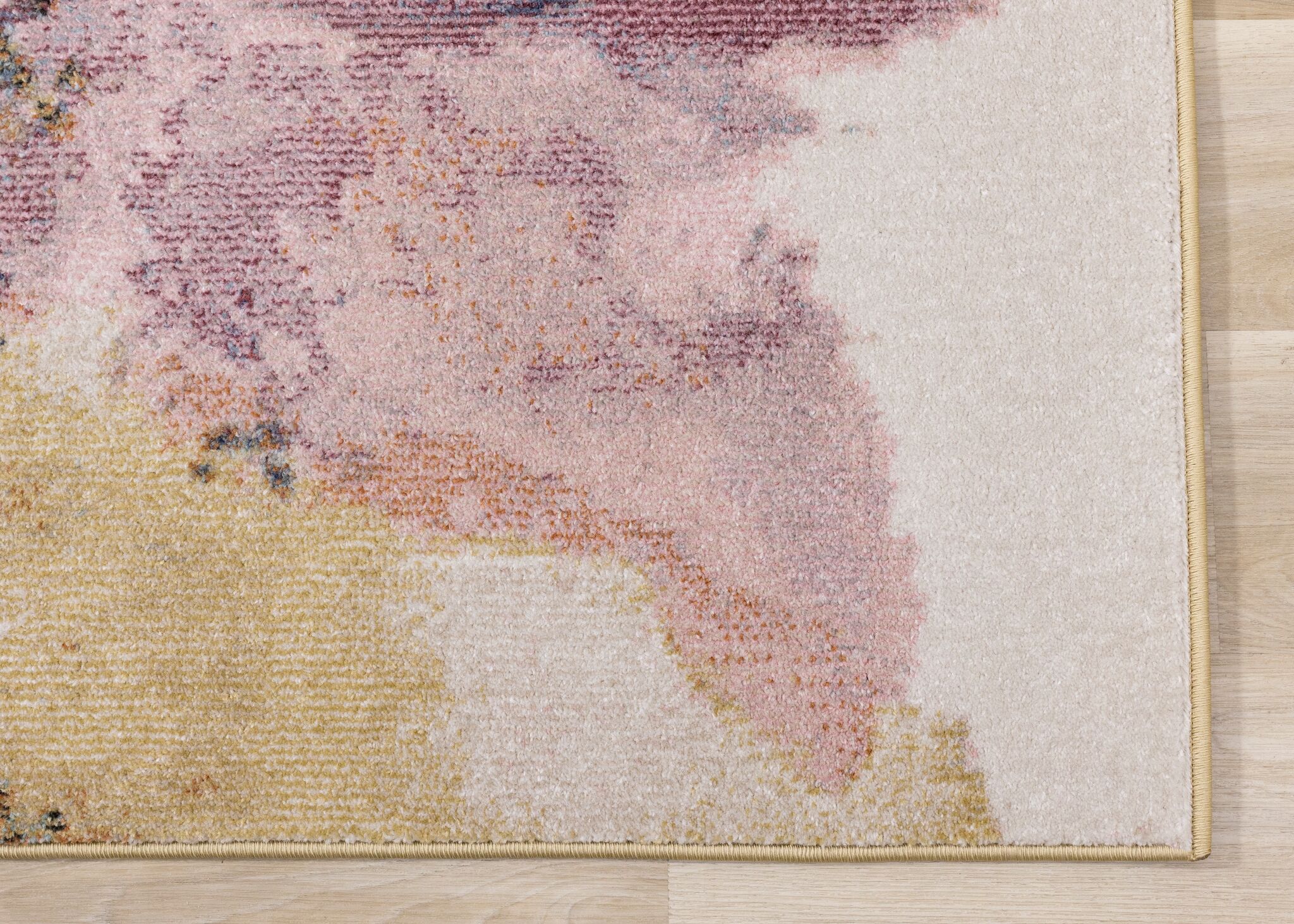 Petal Dreams 7'10" x 10'6" Poppy Design Area Rug - Pink, Blue, White - Image 6