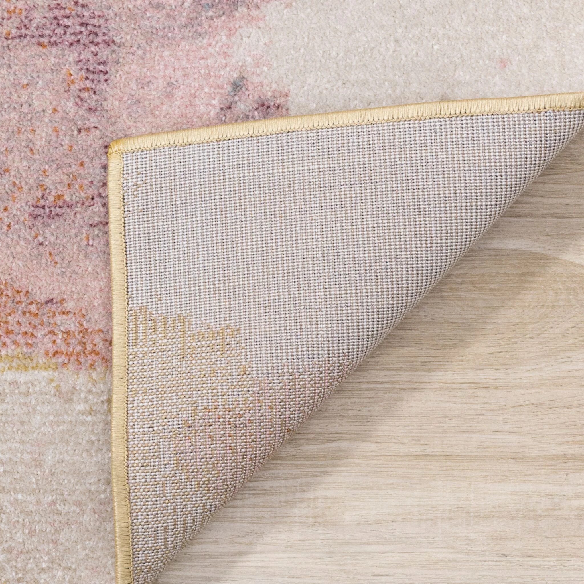 Petal Dreams 7'10" x 10'6" Poppy Design Area Rug - Pink, Blue, White - Image 8