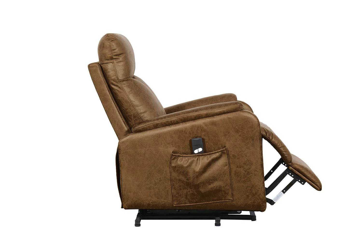 Phoenix Power Lift Recliner Chair - Brown - Image 7