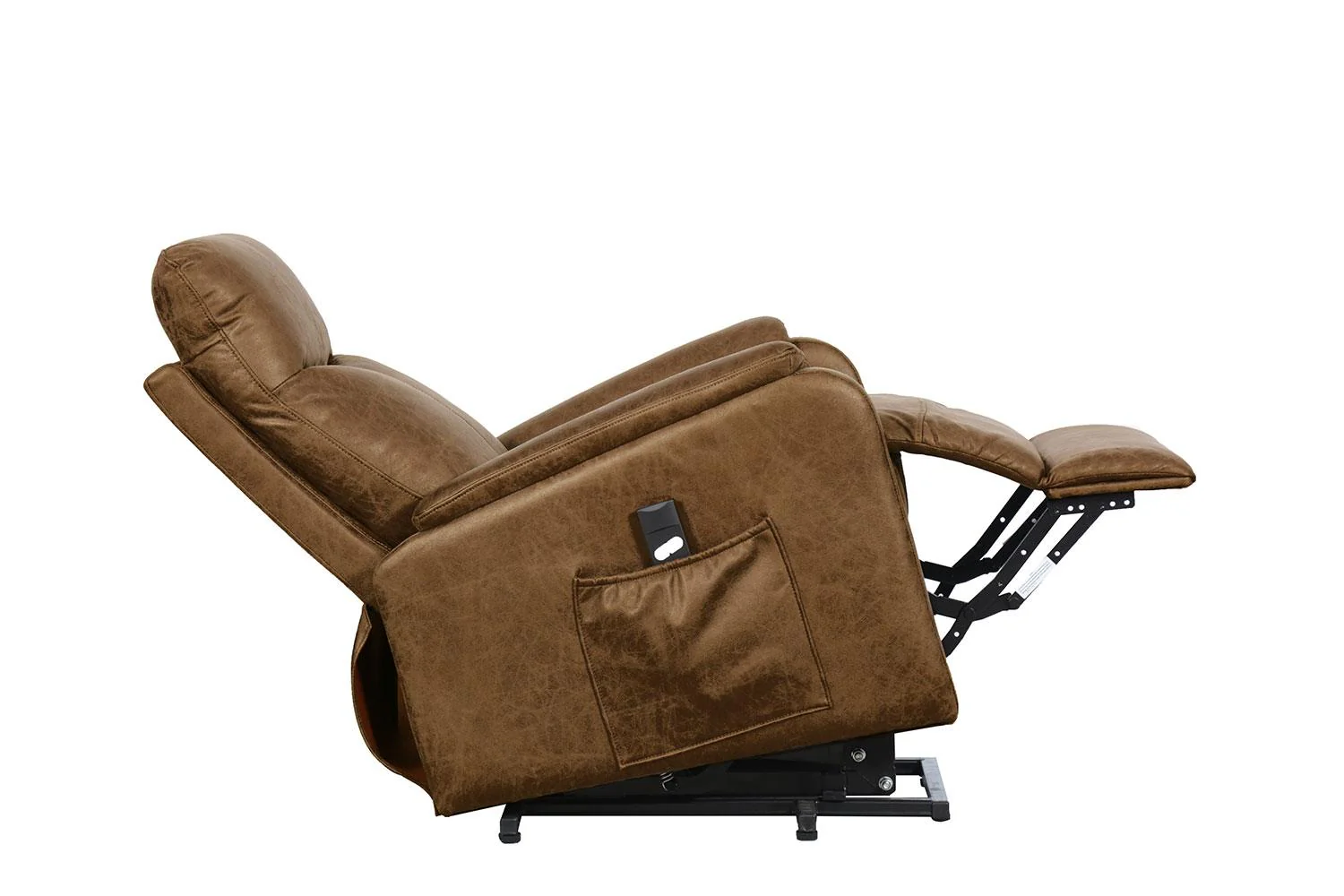 Phoenix Power Lift Recliner Chair - Brown - Image 8
