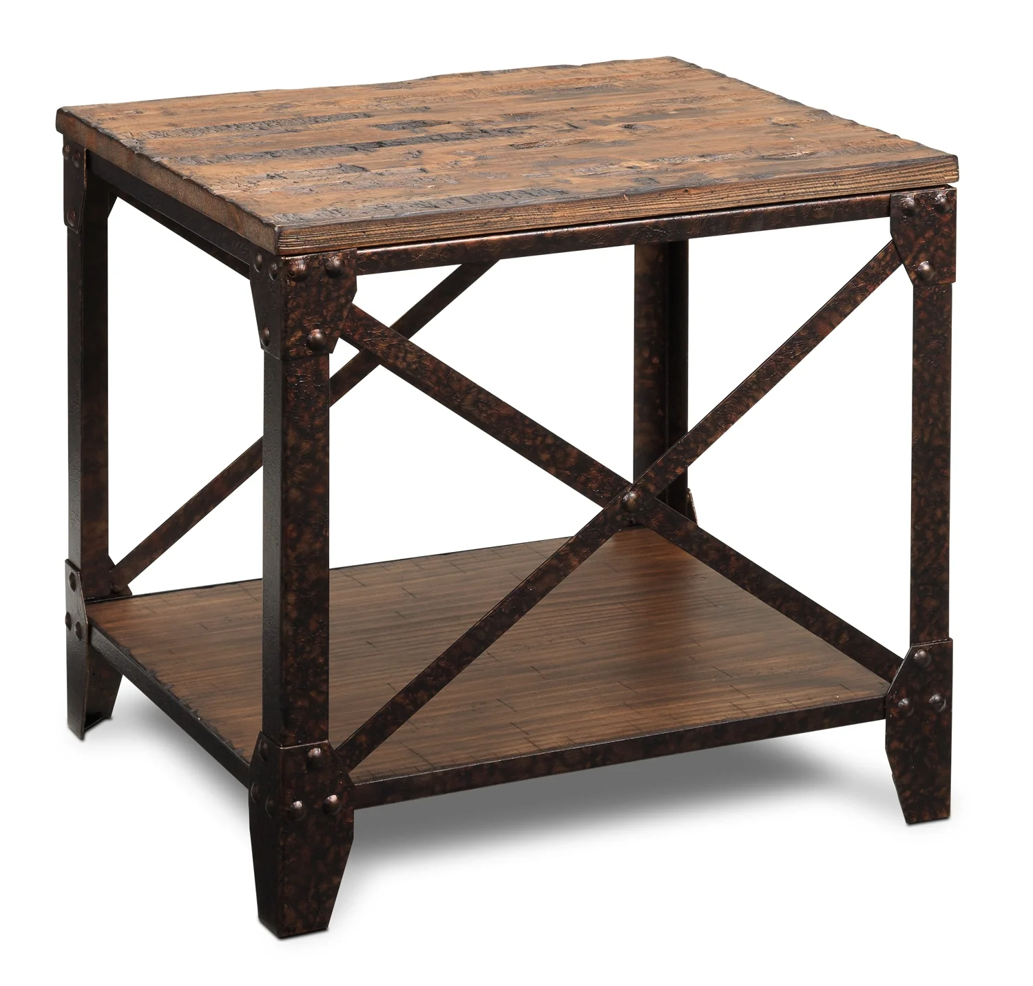 Pinebrook Coffee Table and Two End Tables - Distressed Natural Pine - Image 3
