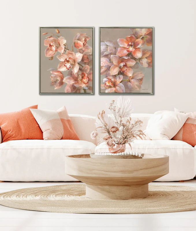 Pink Flowers I Wall Art - Pink - 25 X 31 - Image 2
