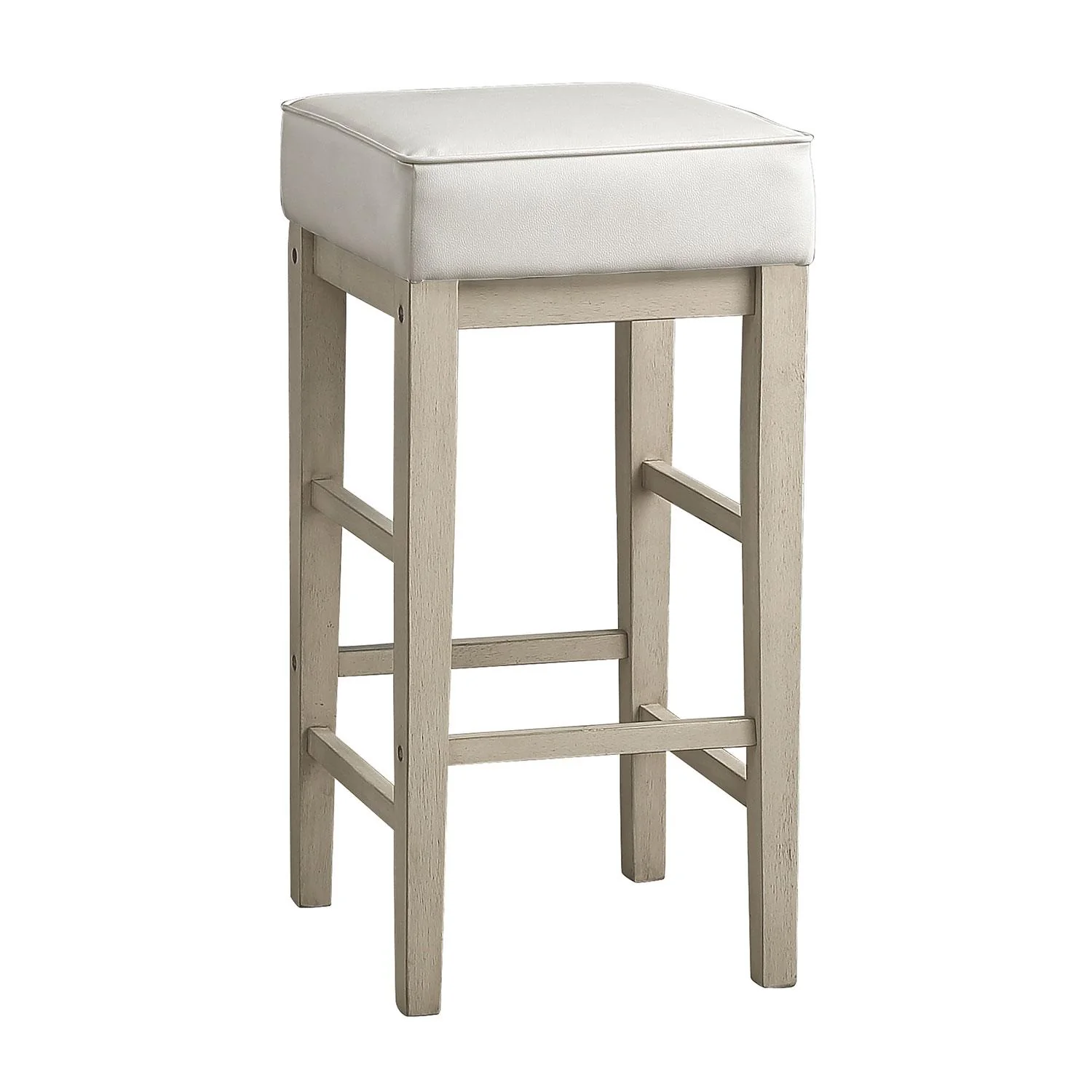 Pittsville Bar Stool - Antique White - Set of Two - Image 3