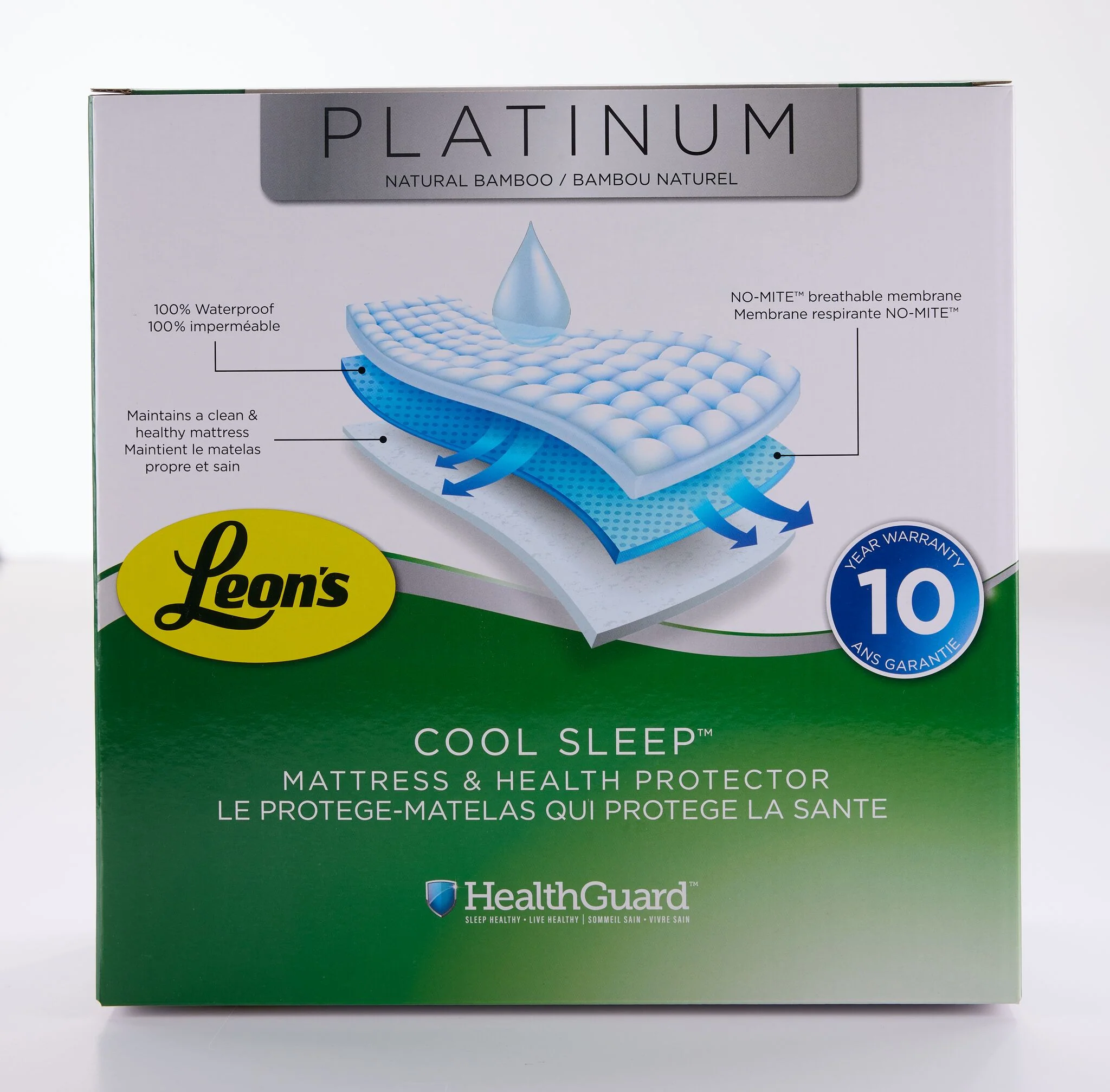 Platinum Full Mattress Health Guard & Pillow Protectors - Bamboo - Image 2