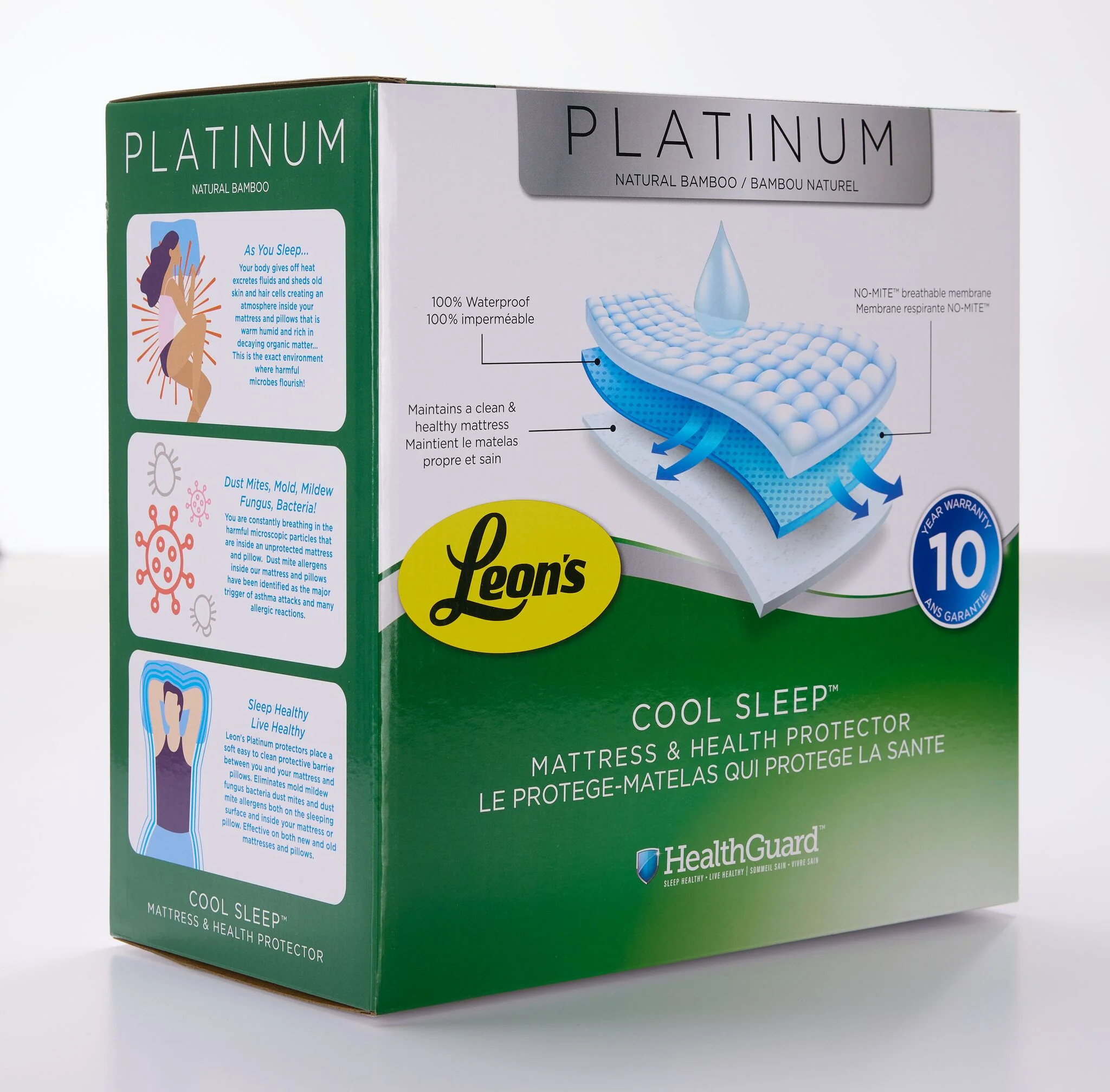 Platinum King Mattress Health Guard - Bamboo - Image 4