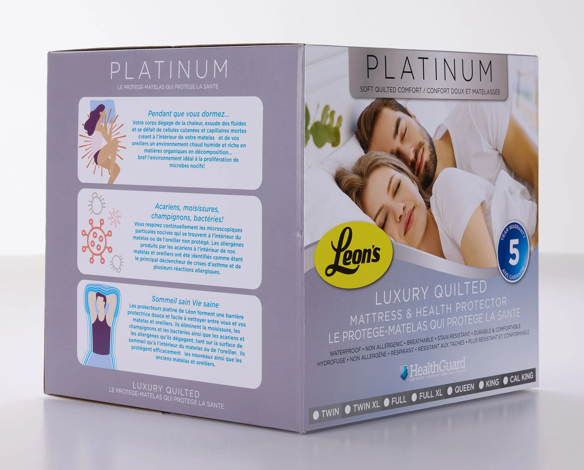 Platinum Plus Queen Mattress Protector - Image 3