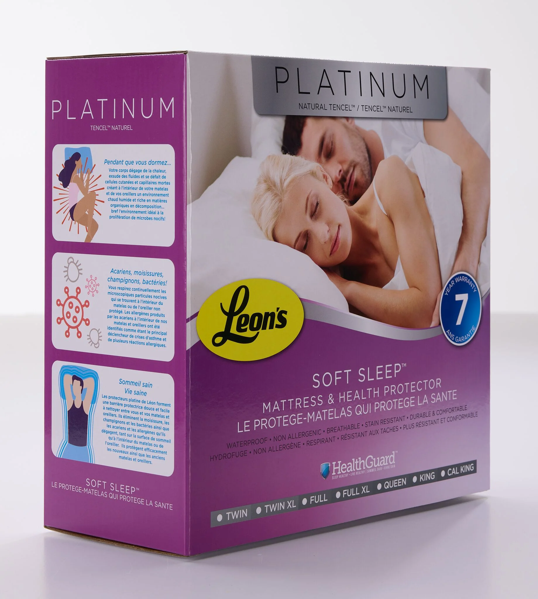Platinum Queen Health Guard - Tencel - Image 3