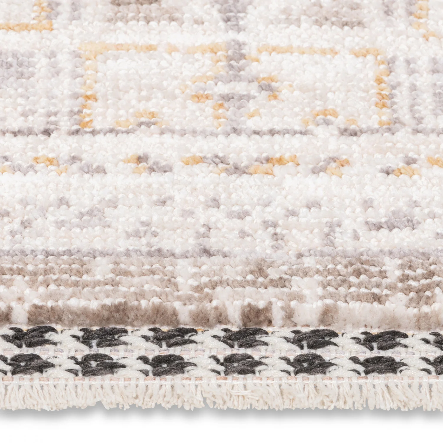 Poetic Bordered Rug - 3' x 5' - Antique White/Brown - Image 2