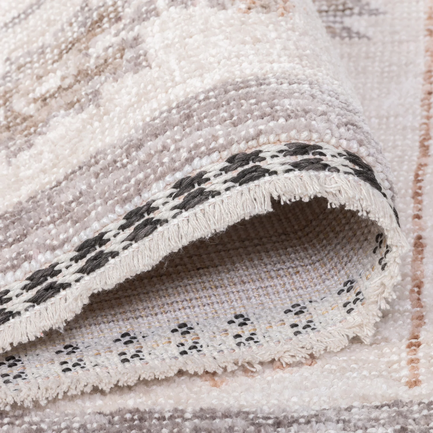 Poetic Classic Rug - 5' x 7' - Antique White/Brown - Image 4