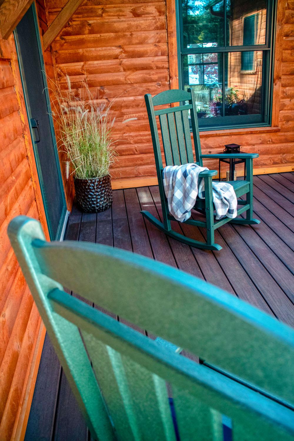 POLYWOOD® Presidential Rocking Chair - Green - Image 5