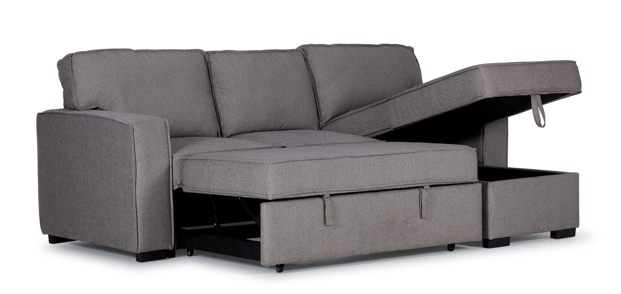 Poppy Pop-Up Sofa Bed - Grey - Image 4