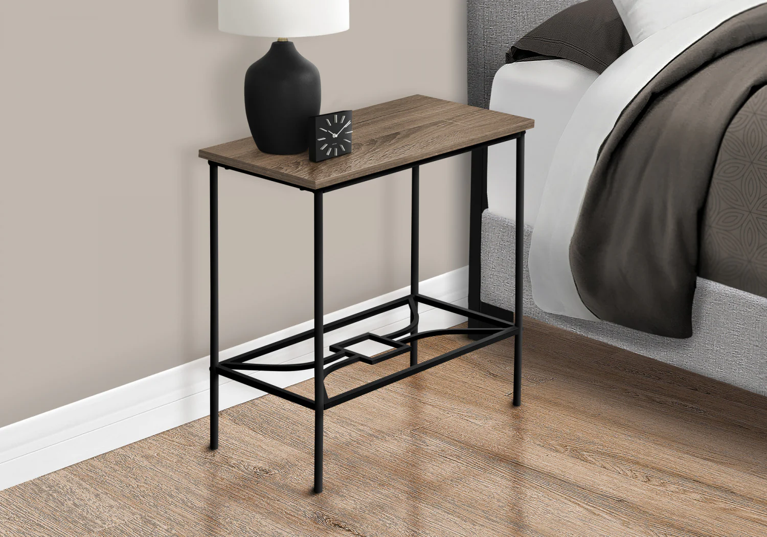 Prague Side Table - Taupe - Image 6