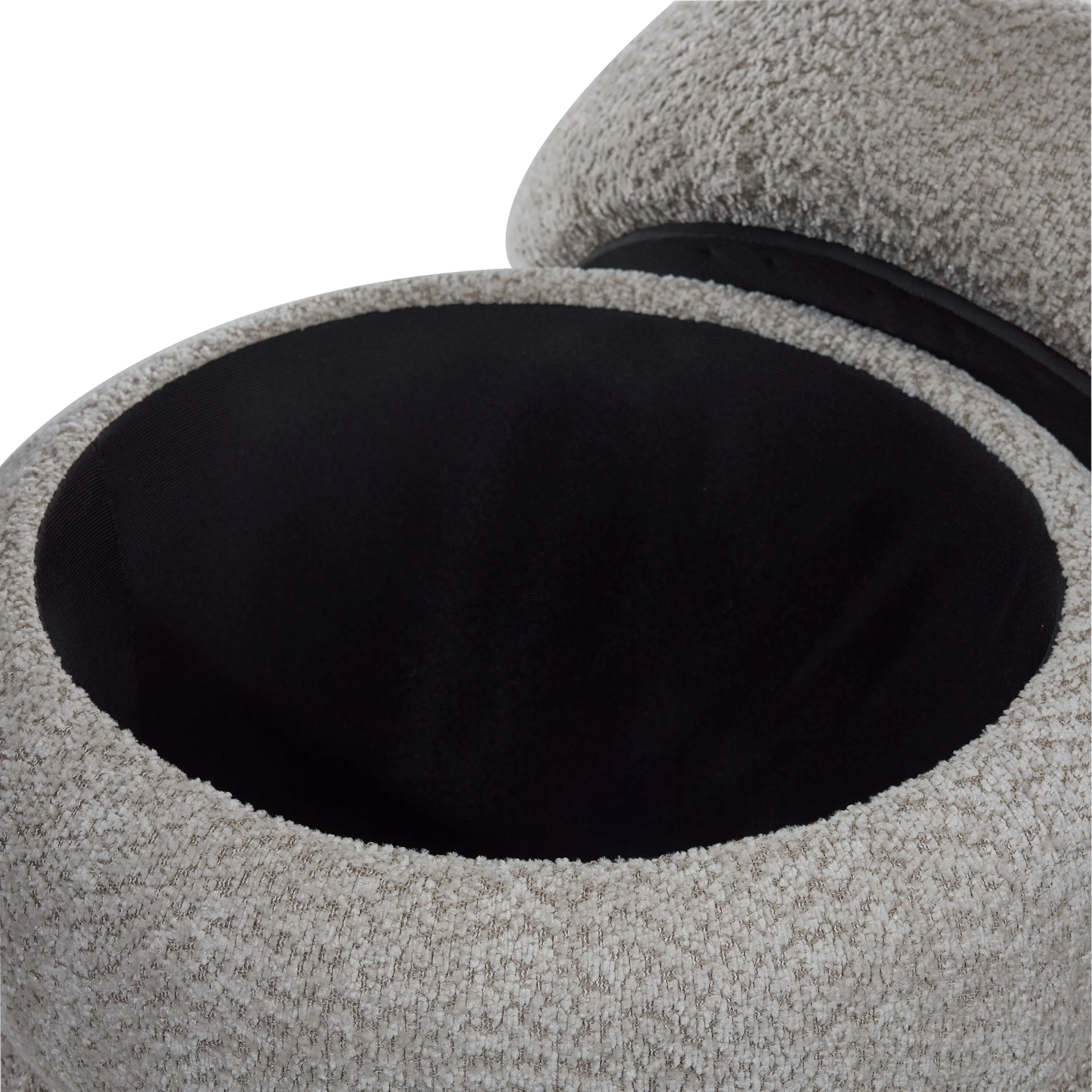 Praline Storage Ottoman - Grey - Image 4