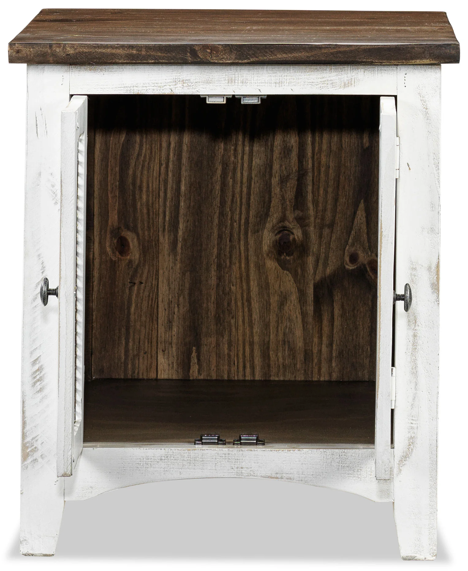 Pueblo Coffee Table and Two End Table Set - White - Image 4