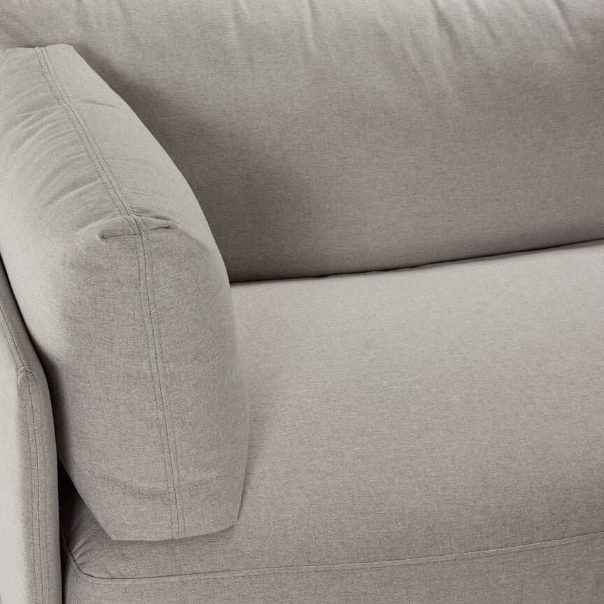 Rai 2 Pc. Sectional with RHF Chaise - Silver - Image 3