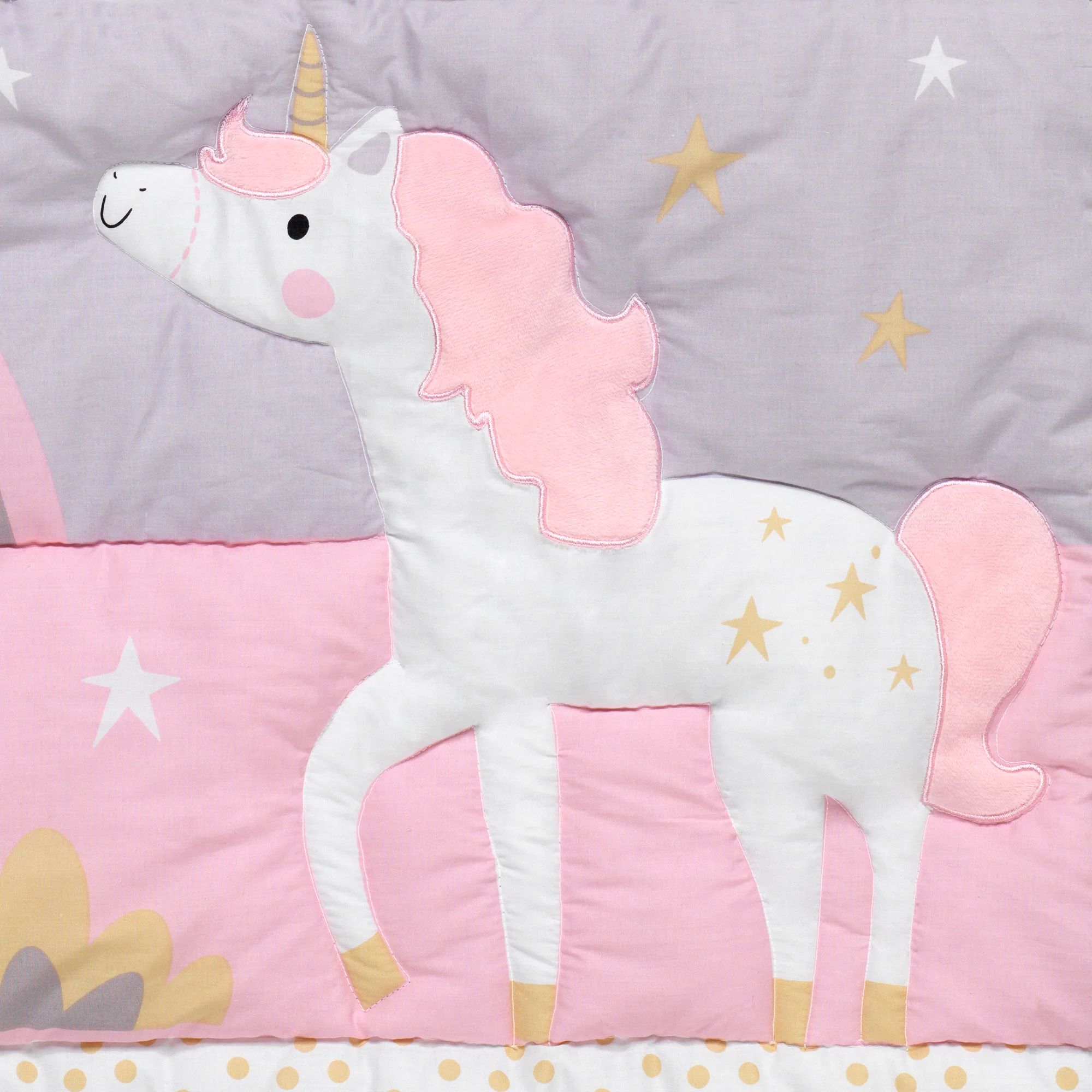 Rainbow Unicorn 3-Piece Bedding Set - Image 3