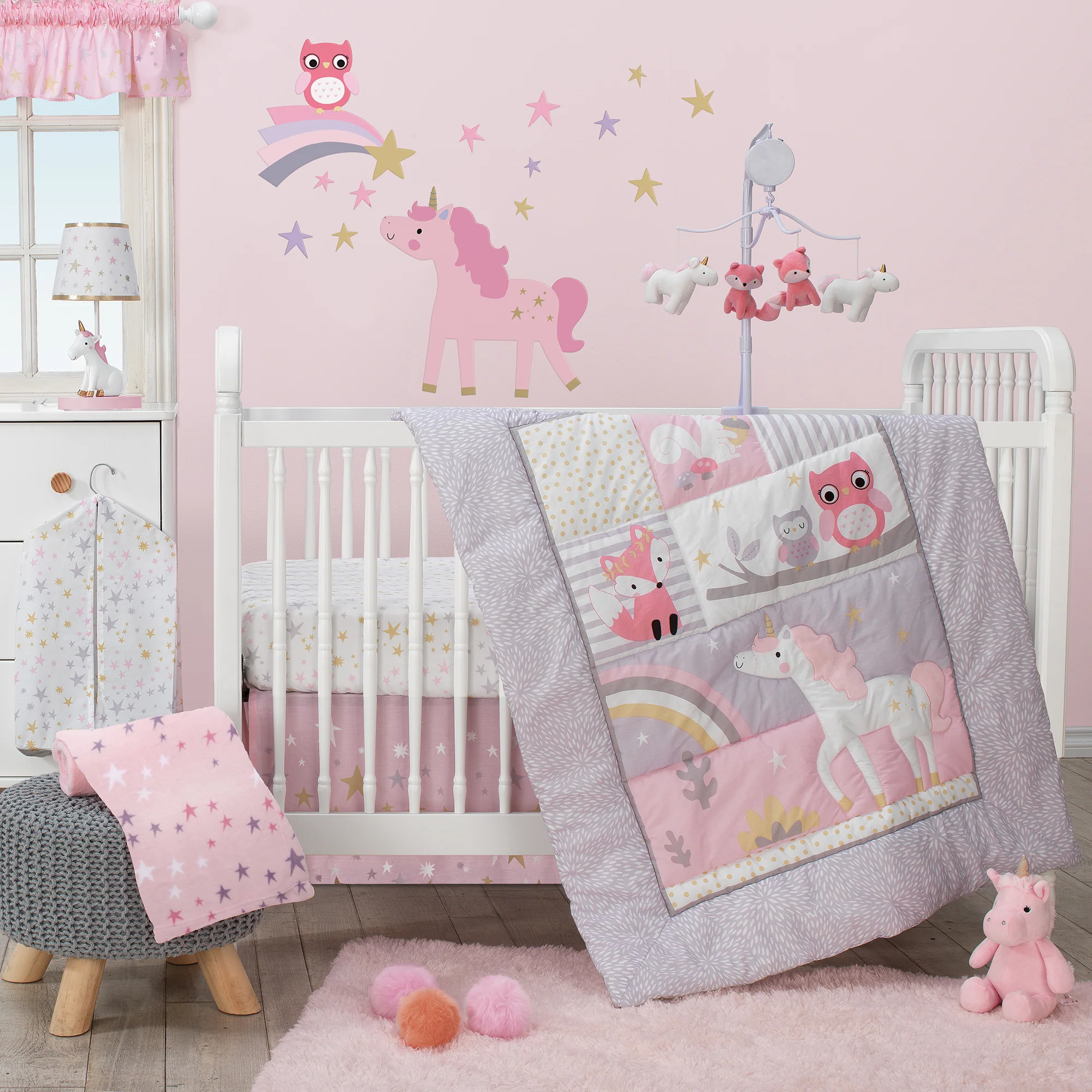 Rainbow Unicorn Wall Decals - Image 4