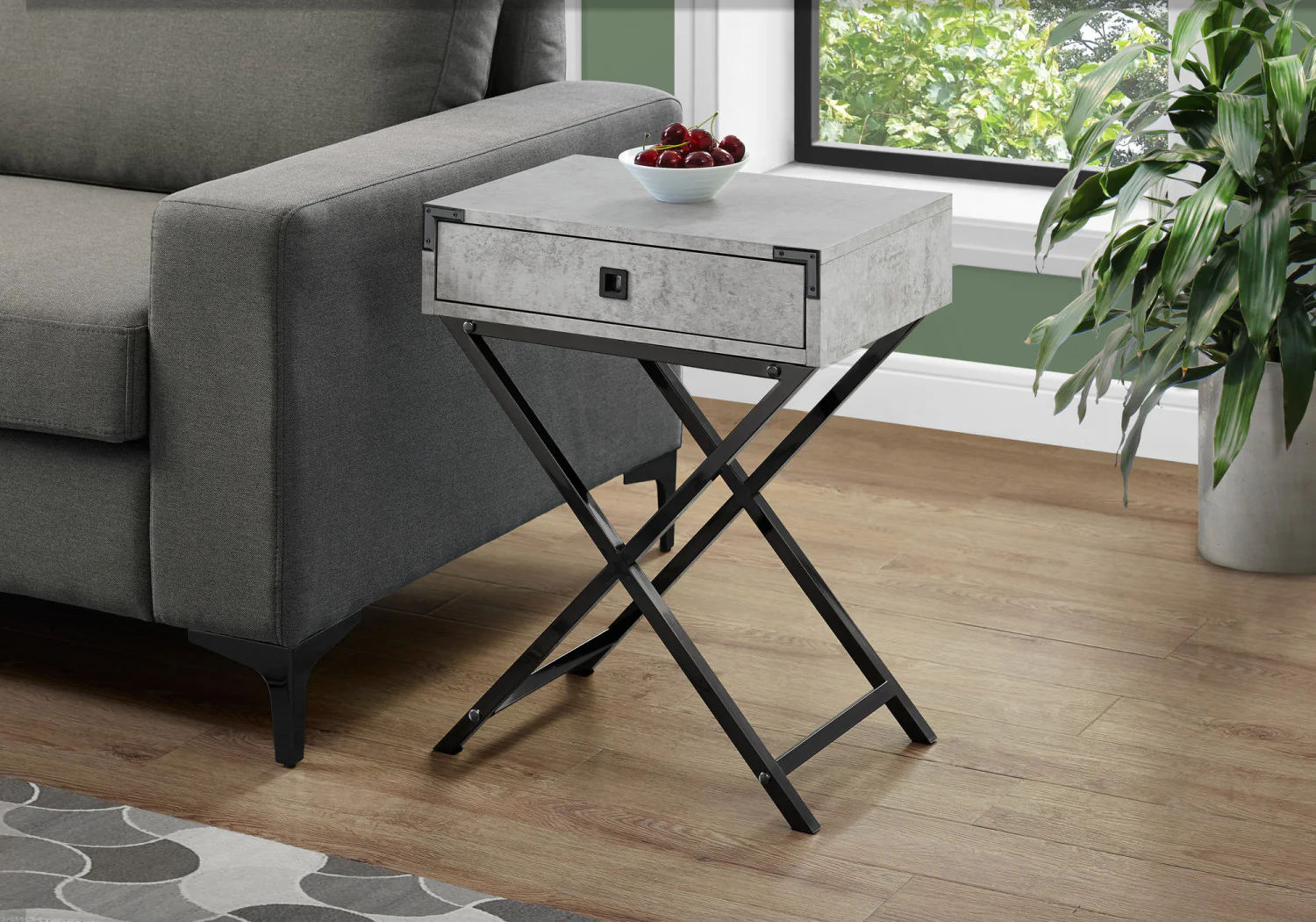 Rane Side Table - Grey - Image 2