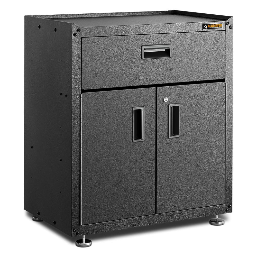Ready-to-assemble 3/4-door Modular Gearbox - Hammered Granite Storage Solution - Image 2