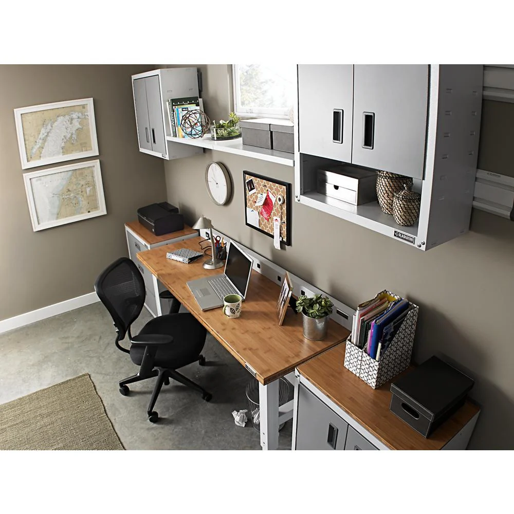 Ready-to-assemble Full-door Modular Gearbox - Gray Slate Storage Solution - Image 3