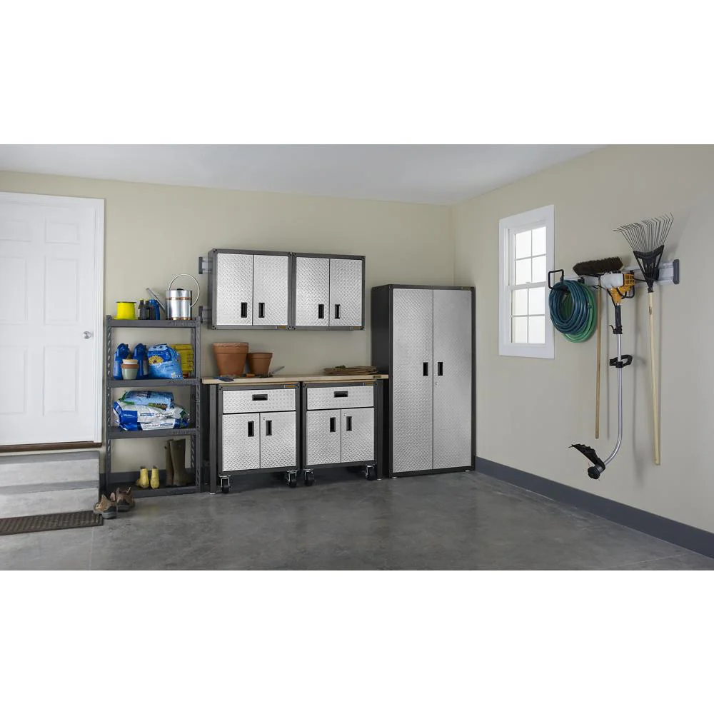 Ready-to-assemble Full-door Wall Gearbox - Silver Tread Storage Solution - Image 3